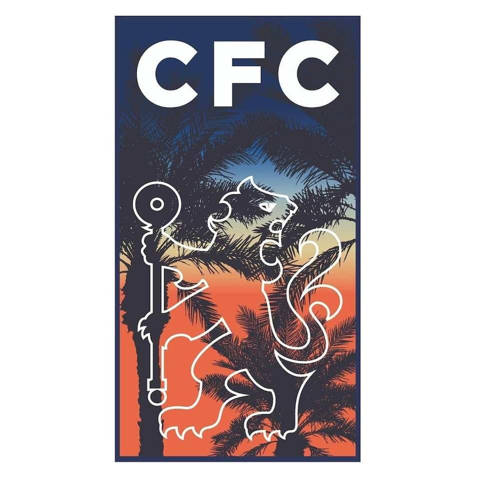 Chelsea FC Hawaiian Towel Blue | Bath towel