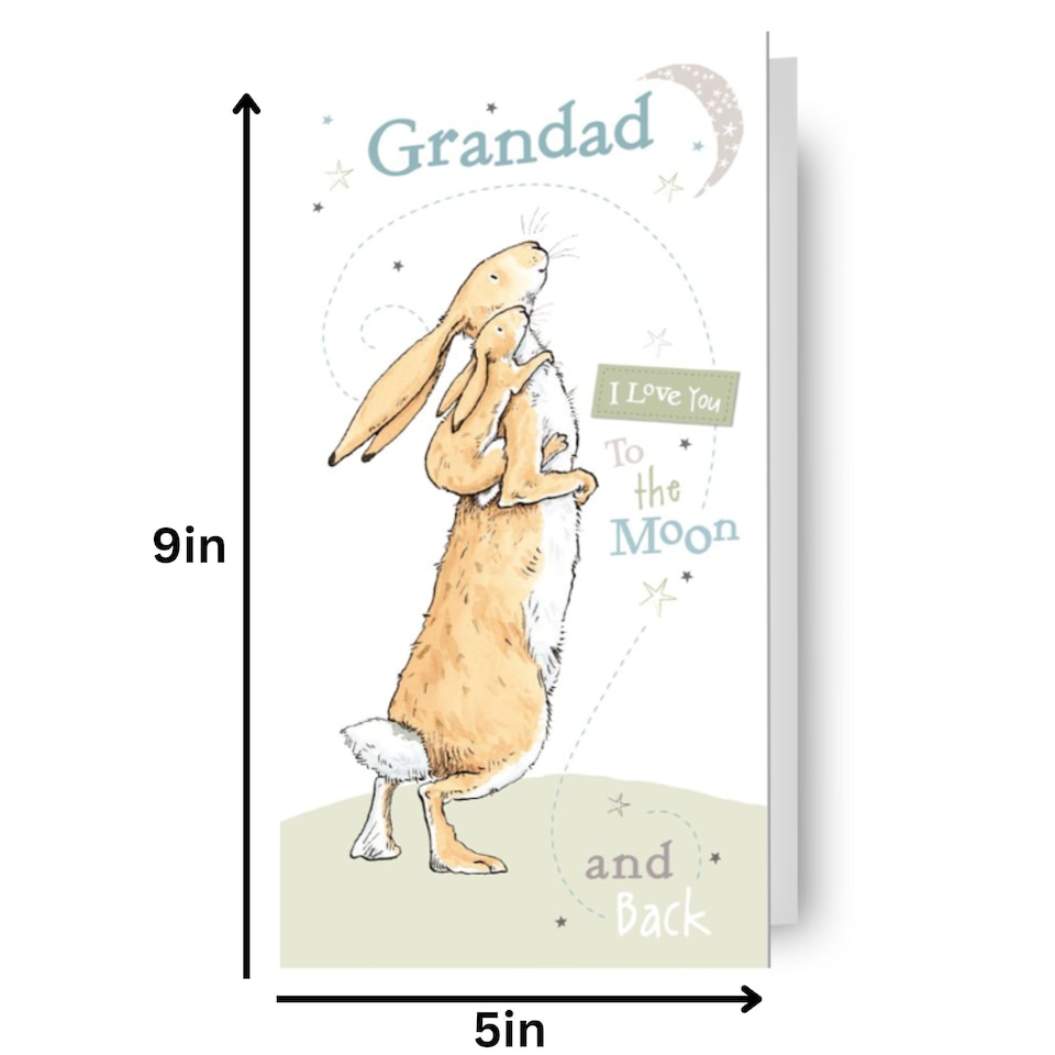 image 1 of Guess How Much I Love You 'Grandad' Birthday Card