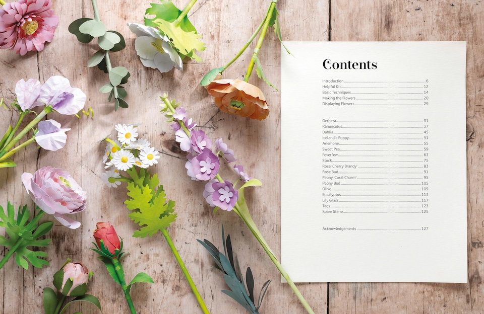 image 1 of The Bouquet in a Book