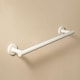 image 5 of COSMIC Towel rail, Matt White, Wall-mounted, 45 cm. Collection Architect S+