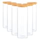 image 1 of Argon Tableware Glass Storage Jars with Cork Lids - 2 Litre - Pack of 6
