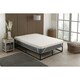image 2 of Cool Max Memory Foam Mattress Topper - 1" Deep, Pressure Relief White | Single