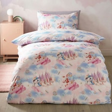Catherine Lansfield Candy Unicorn So Soft Reversible Duvet Cover Set Pink | Pink | Single