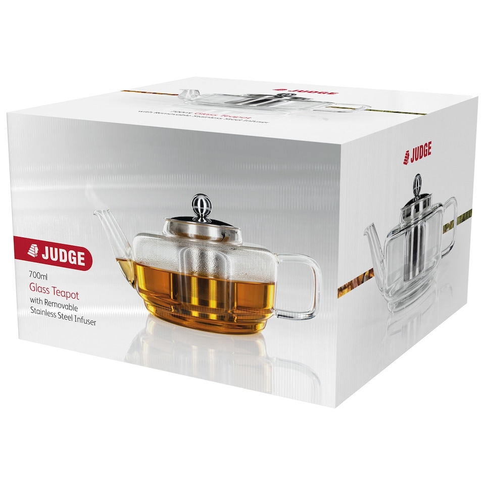 image 1 of Judge Speciality Teaware 700ml Glass Teapot with Fine Infuser