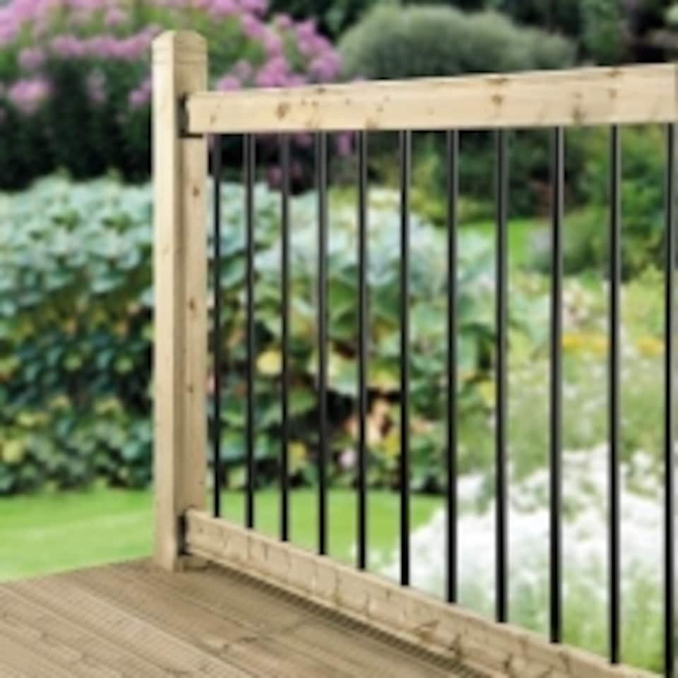 image 1 of Cheshire Mouldings Traditional Decking Balustrade Kit (W) 1800mm