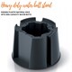 image 1 of Water Butt Kit with Tap, Diverter & Bio Cleaner –  Rainwater Collector for Garden, Balcony & Terrace – Durable Plastic Water Storage Tank Black