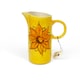 image 1 of Verano Spanish Ceramics Sunflower Tall Jug - 23.5cm