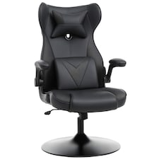 Vinsetto Gaming Chair Home Office Chair w/ Swivel Pedestal Base Lumbar Support