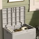 image 4 of Suncast New York 83L Storage Box - French Grey Grey