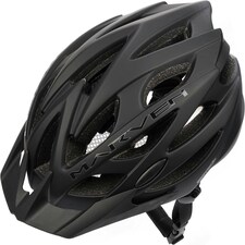 Meteor Marven Cycle Helmet MTB Bike Skateboard Scooter Safety Gear Black | Black-Orange | L