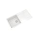 image 1 of Balterley 100cm Kitchen Single Bowl Composite Inset Sink with Overflow & Reversible Drainer