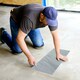 image 10 of NOVECRAFTO Vinyl Floor Tiles Self Adhesive – 12x24in Peel and Stick Waterproof Rectangular Flooring for Kitchen & Bathroom – Grey White Marble Effect Grey | 5.57 sqm