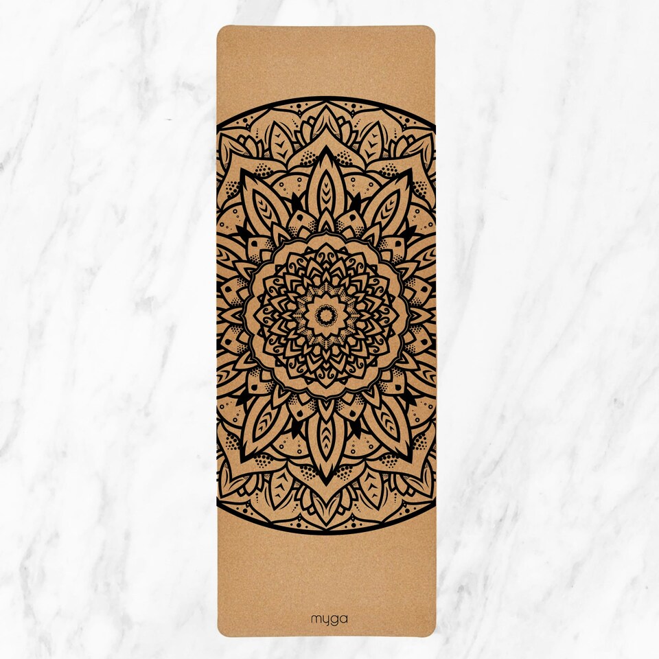 image 1 of Myga Mandala Extra Large Cork Mat