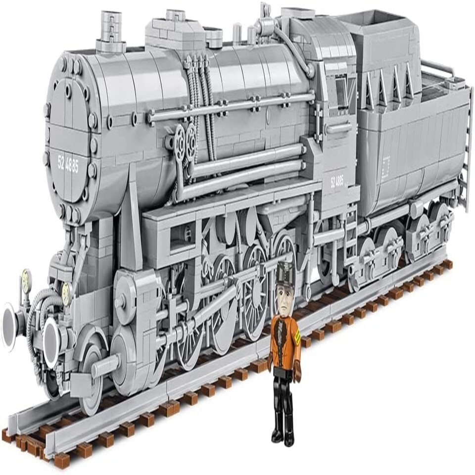 image 1 of Cobi - Historical Trains - KRIEGSLOKOMOTIVE BAUREIHE (2,476 Pieces)