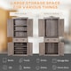 image 6 of HOMCOM Freestanding Pantry Cupboard Storage Cabinet Home Organizer Furniture