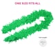 image 6 of Pack of 1 Green Glitter Cowboy Hat & Feather Boa Green | One Size