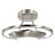 image 1 of Modernistic Semi Flush Energy Saving LED Ceiling Light Fitting in Satin Nickel | Silver