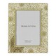 image 1 of Moroccan Collection Gold Painted Metal Photo Frame 5" x 7" Gold | One Size