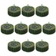image 3 of 120 Grit 80mm Flap Wheel Disc Abrasive Sanding Pads For Drills 6mm Shank 10pc