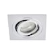 image 1 of BHS Sym Square IP65 Tiltable Downlight | Silver | Chrome | 1