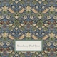 image 7 of Morris & Co Blue Strawberry Thief Dog Bed Sofa - Large Blue | L