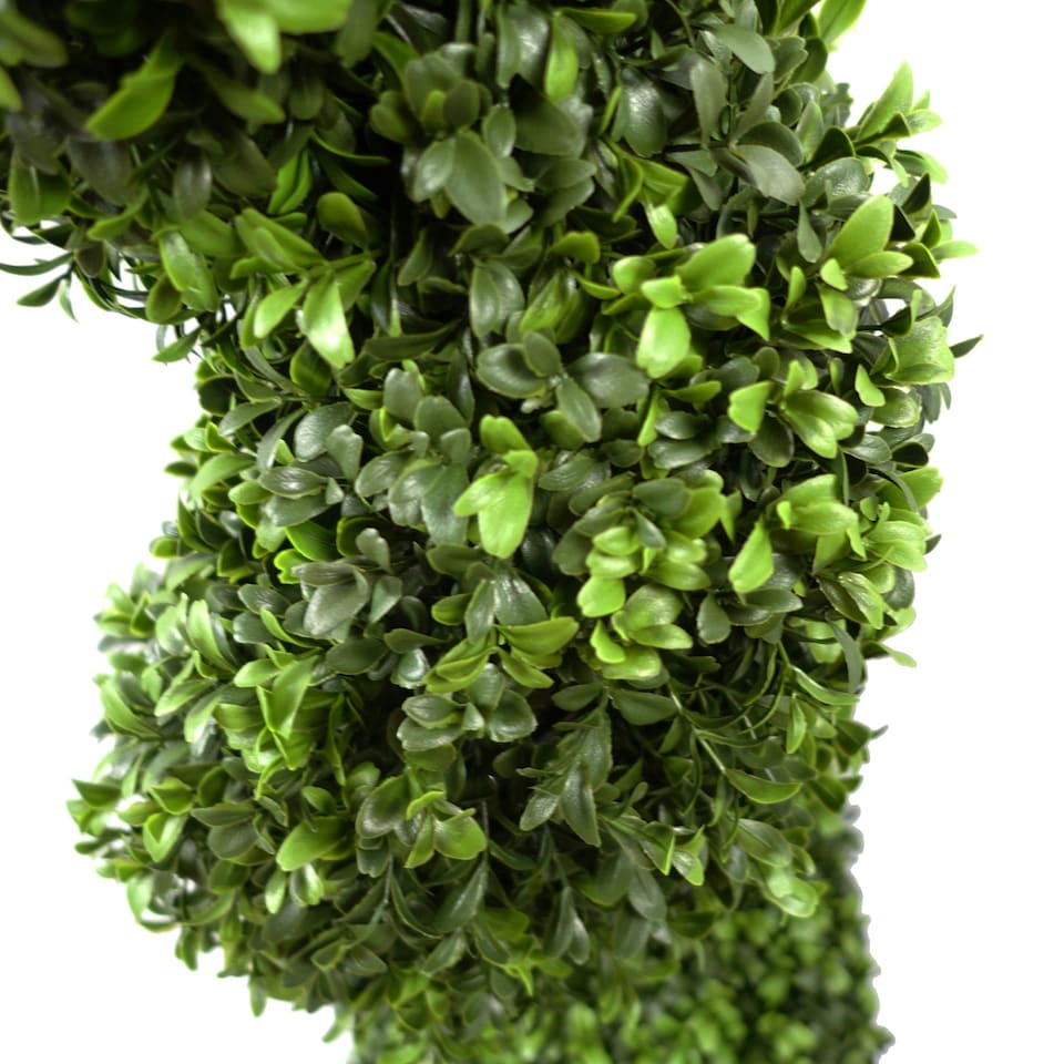 image 1 of 120cm Sprial Buxus Artificial Tree UV Resistant Outdoor