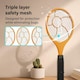 image 4 of Electric Fly Zapper Killer Swatter Protective Net Layer Pest Control Mosquito