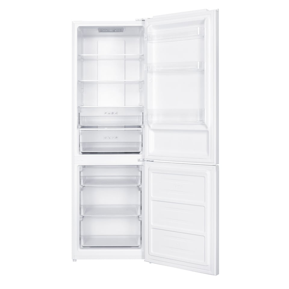 image 1 of HYE 70-30 Freestanding No Frost Fridge Freezer, 400 Litre, 60cm, White - RF01FF400W01