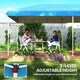 image 7 of Outsunny 6 x 3(m) Pop Up Party Tent Canopy with 6 Removable Sidewalls Blue