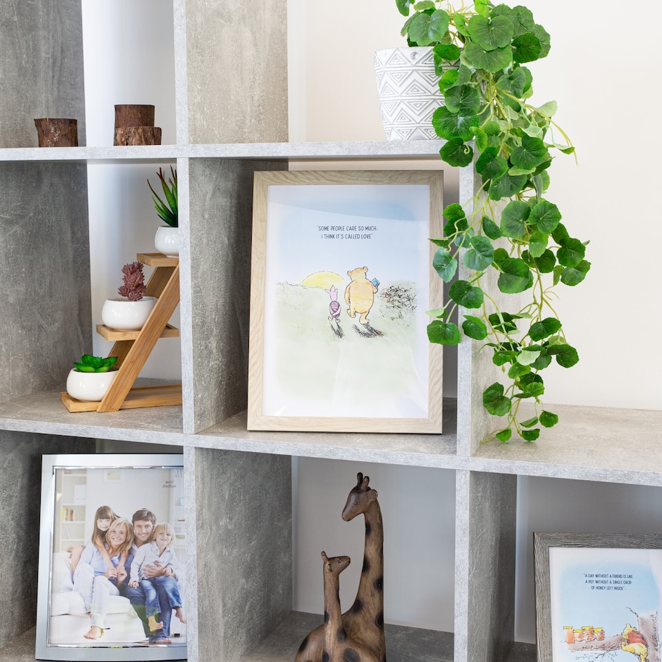 image 1 of Modern and Chic Oak Veneer Wood Effect A4 Certificate Frame for Wall or Table | Brown | M