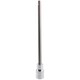 image 1 of 7mm Hex Allen Key Long Bit Internal Socket Metric 1/2" Drive 200mm Length Cr-V
