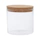 image 2 of Interiors by Premier Small Glass Jar, Eco-Friendly Glass with Airtight Cork Lid and Chalkboard Label, Perfect for Storing Spices