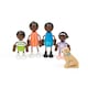 image 1 of Black Family Dolls