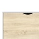image 5 of Oslo Sideboard Large 3 Drawers 2 Doors in White and Oak