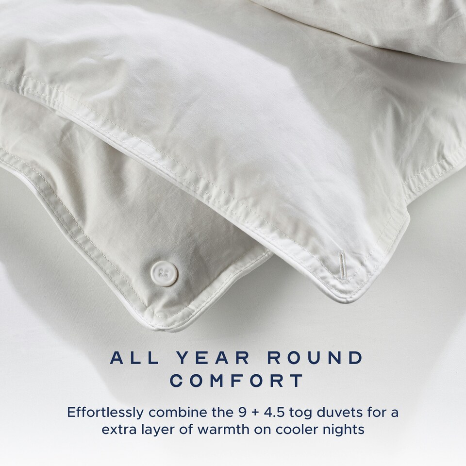 image 1 of Snuggledown Goose Feather & Down All Season Duvet, 13.5 Tog, King White