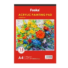 A4 Top Glued Open Acrylic Painting Pad