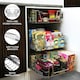 image 2 of 4 x KuKoo Kitchen Pull Out Storage Baskets – 400mm Wide Cabinet Silver