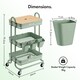 image 9 of Vonhaus Storage Trolley 3 Tier Bathroom & Kitchen Storage