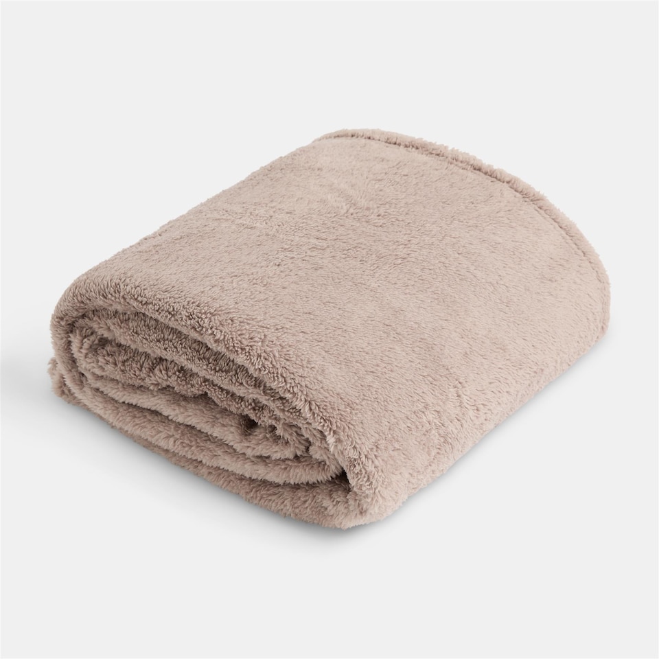 image 1 of OHS Teddy Fleece Large Throw Blanket