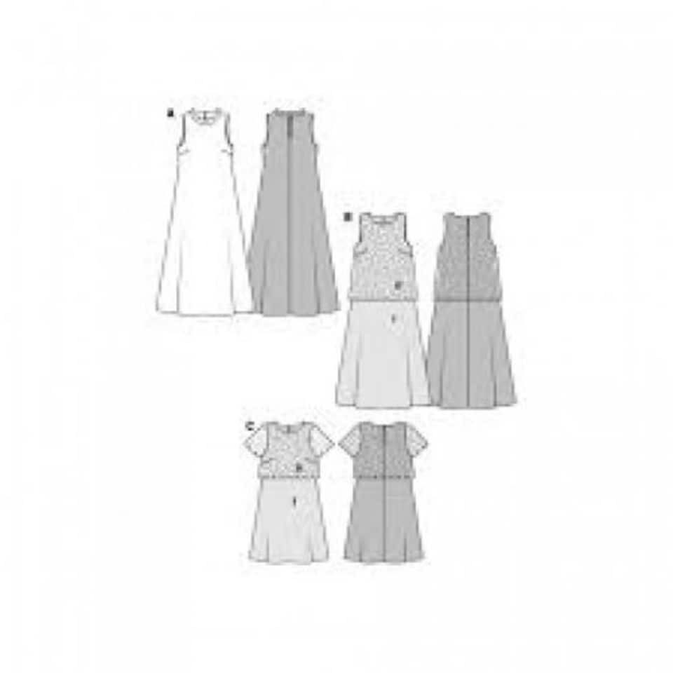 image 1 of Burda 6628 Paper Sewing Pattern – Women’s Dress, UK Sizes 8–18, Easy