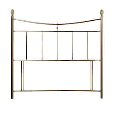3ft Single Antique Brass Effect Metal Bed Headboard,Headend | Black | Black Nickel | 3ft Single