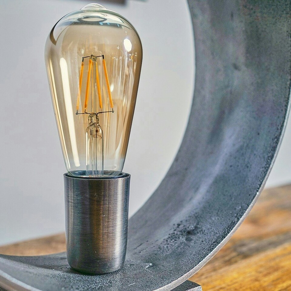 image 1 of ValueLights Grey Table Lamp