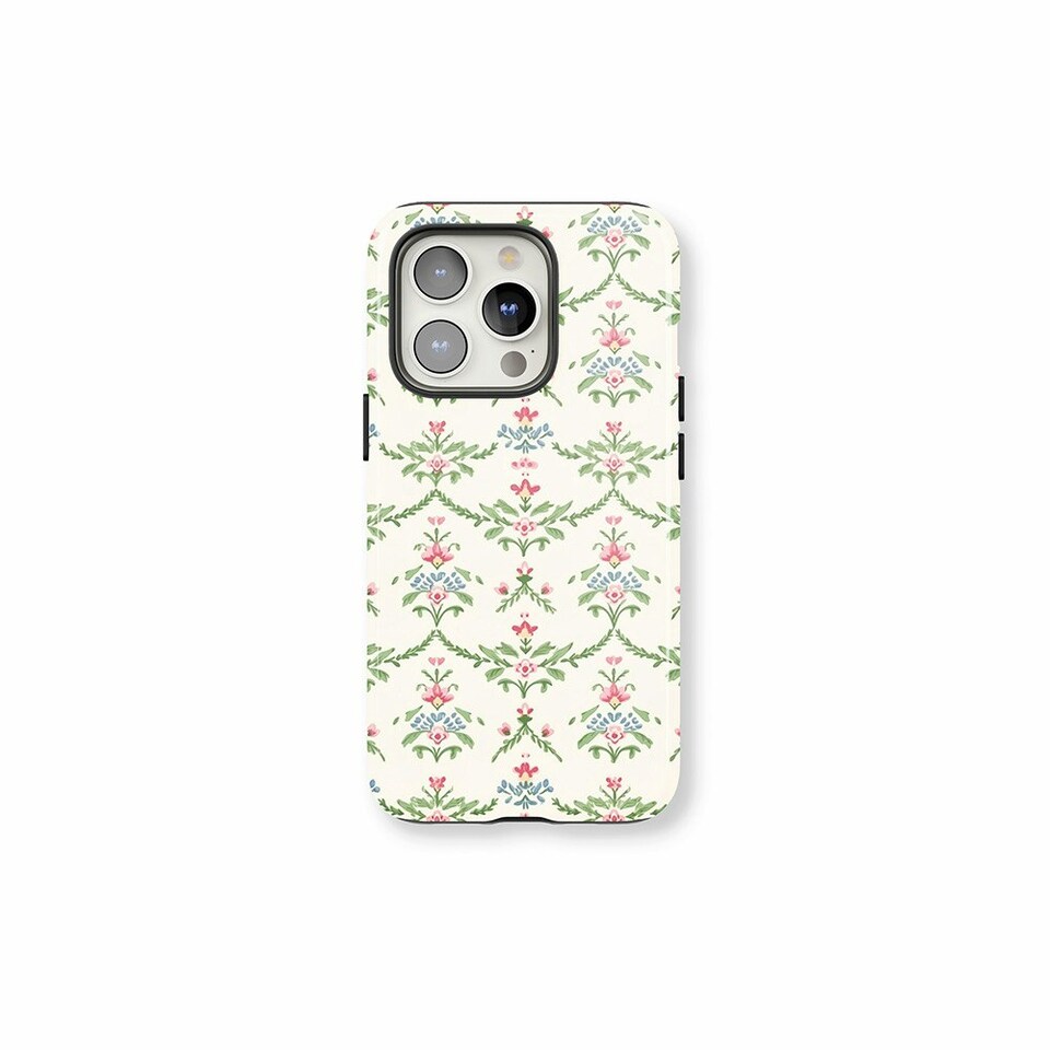 image 1 of Vintage Wallpaper Phone Case | Green | iPhone 11 Pro
Tough | iPhone 11 Pro
Tough