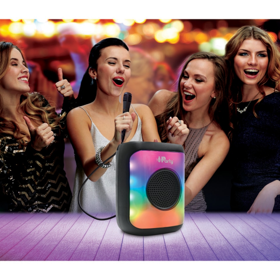 image 1 of Lexibook K8310 Flame Bluetooth Speaker with Mic and Party Lights