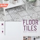 image 4 of d-c-fix Whitewood 30.48 x 30.48cm Self-adhesive Vinyl Floor Tiles Pack 33 (3sqm)
