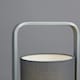 image 1 of ValueLights Edwin Brushed Silver Table Lamp and E14 Golfball LED 4W Warm White 3000K Bulb