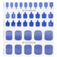 image 3 of Nail Sticker (purple) - # Your Galaxy Pedi - 36pcs Purple