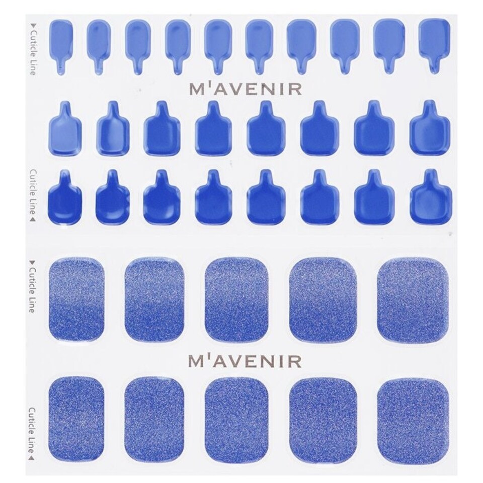 image 1 of Nail Sticker (purple) - # Your Galaxy Pedi - 36pcs Purple