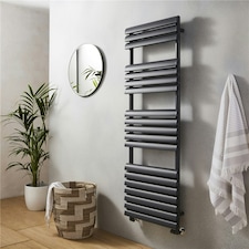 1100mm (H) x 500mm (W) - Vertical Bathroom Towel Radiator (Derby) - (1.1m x 0.5m)