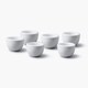 image 6 of Wm Bartleet & Sons Porcelain Mini Butter Pat/Pinch Bowl, Set of 6 White